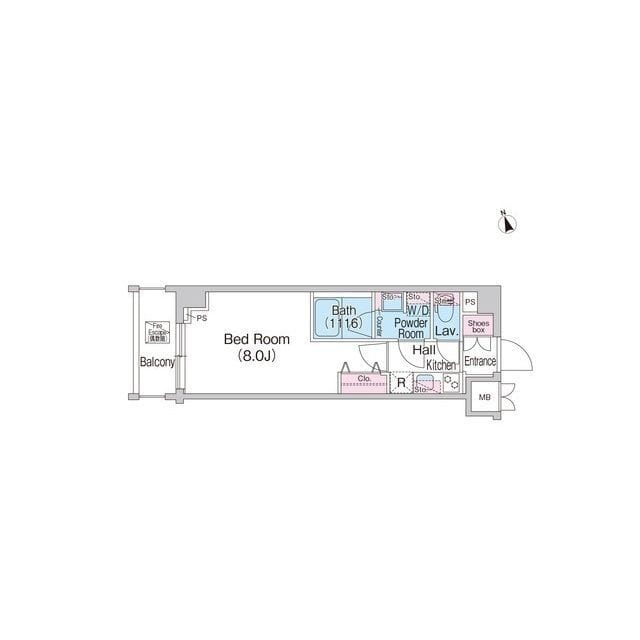 コンフォリア西馬込HILLSIDE 202 間取り図