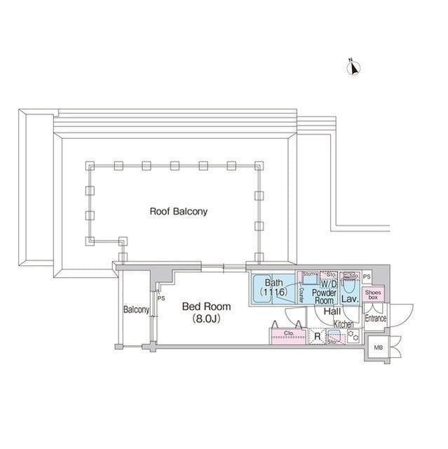 コンフォリア西馬込HILLSIDE 504 間取り図