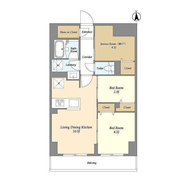 ドゥーエ尾久 204