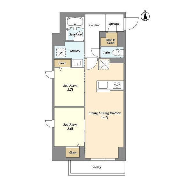 ドゥーエ尾久 306