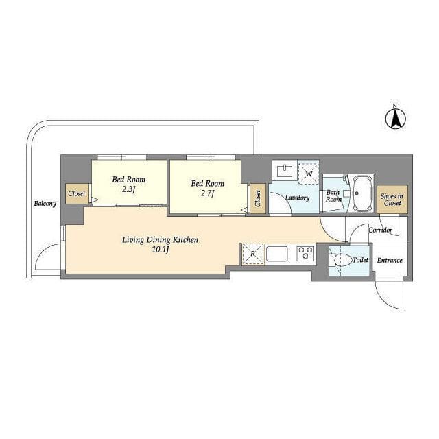 ドゥーエ尾久 701