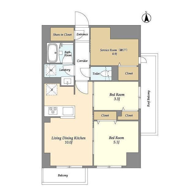 ドゥーエ尾久 801