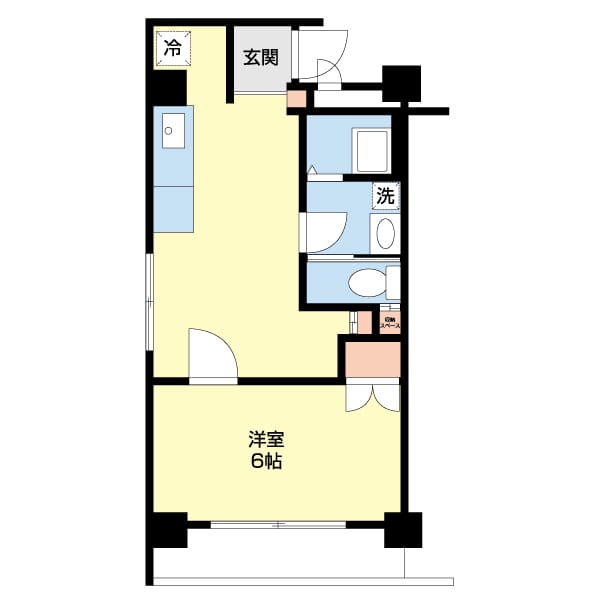 椎野亀戸マンション 207 間取り図