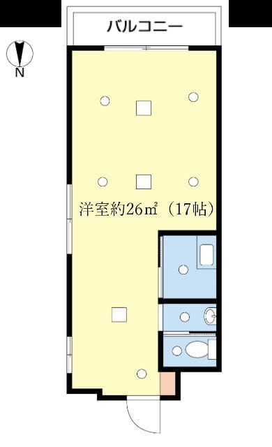 椎野亀戸マンション 403 間取り図