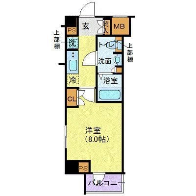 ジェノヴィア東陽町グリーンヴェール 405 間取り図