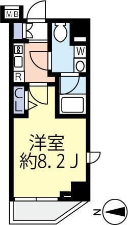 グランヴァン大島 0703 間取り図