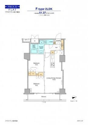 プラウドフラット西早稲田 409