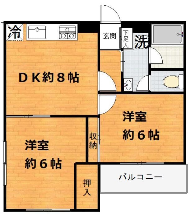パイフラット 307 間取り図