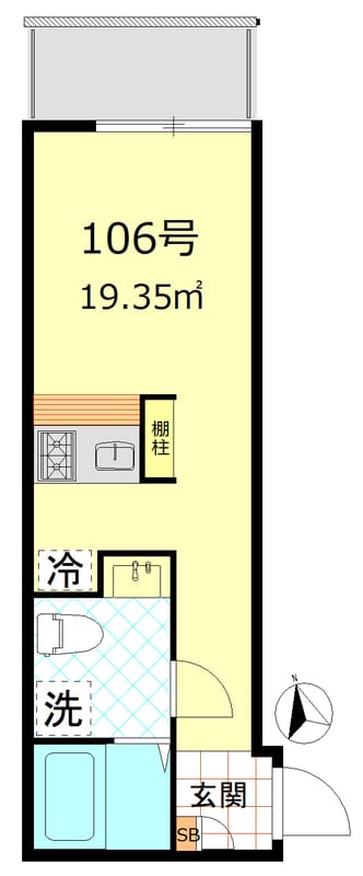 ベルエクラ蒲田 106