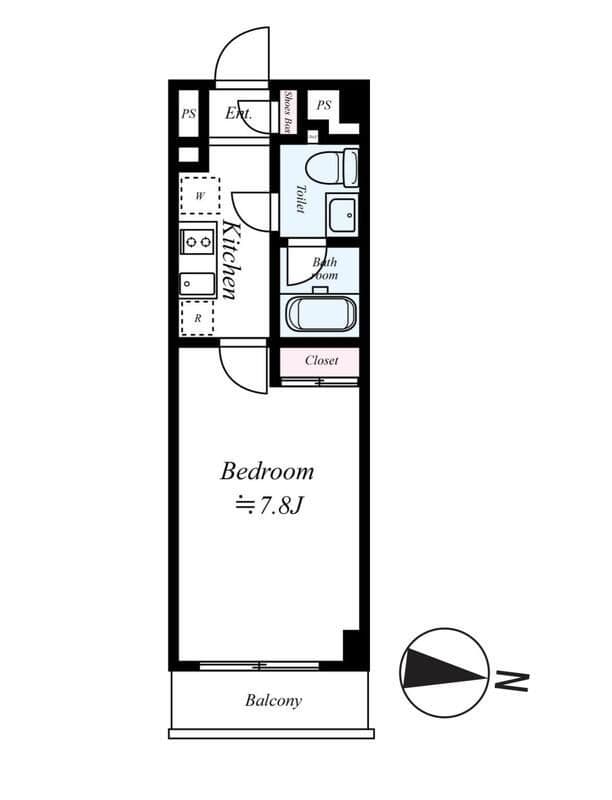 Rising place西新井 505 間取り図