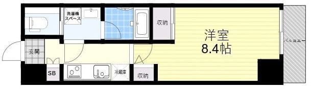 Brentwood恵比寿 602 間取り図
