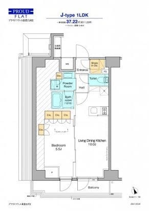 プラウドフラット清澄白河Ⅱ 501