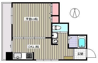 ALT本郷 302 間取り図