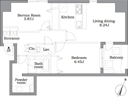 レジディア東麻布 1201