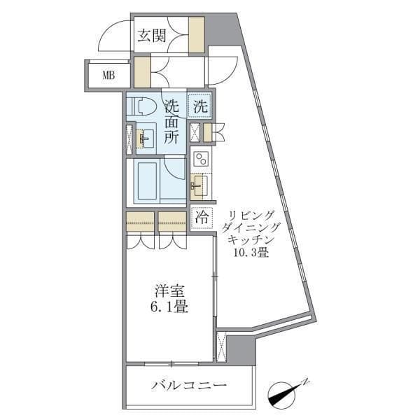 Brillia ist 銀座東 405