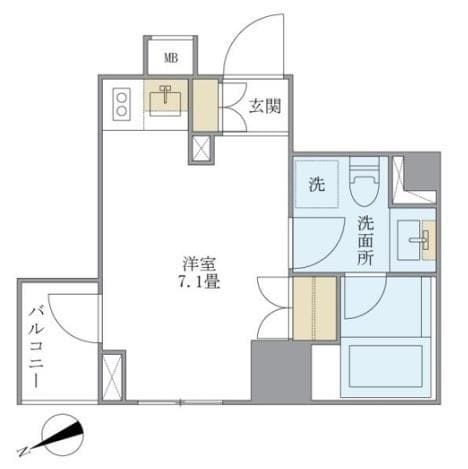 Brillia ist 銀座東 903 間取り図