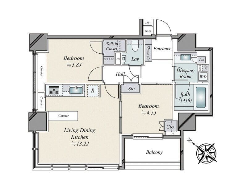 ザ・ヒルトップタワー高輪台 304