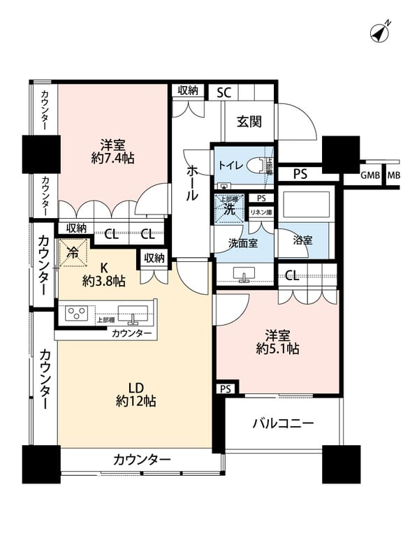 ザ・ヒルトップタワー高輪台 806