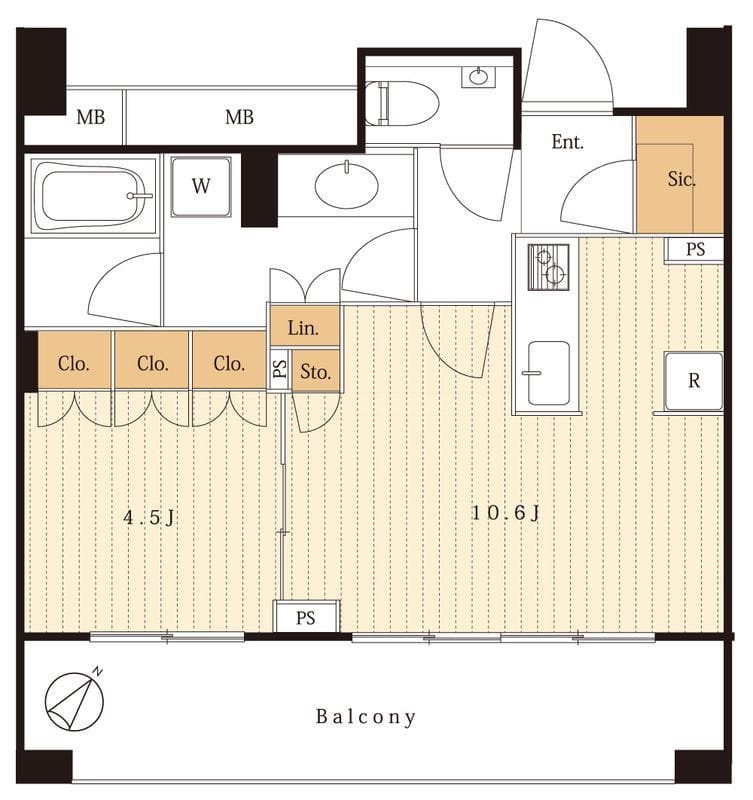 ザ・ヒルトップタワー高輪台 807