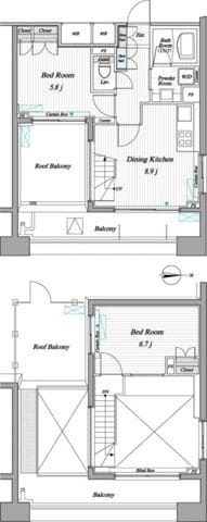 レジディア錦糸町Ⅱ 1306