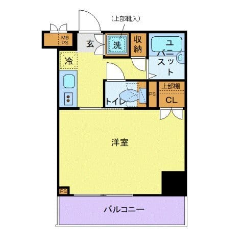 ルーブル池上参番館 502 間取り図