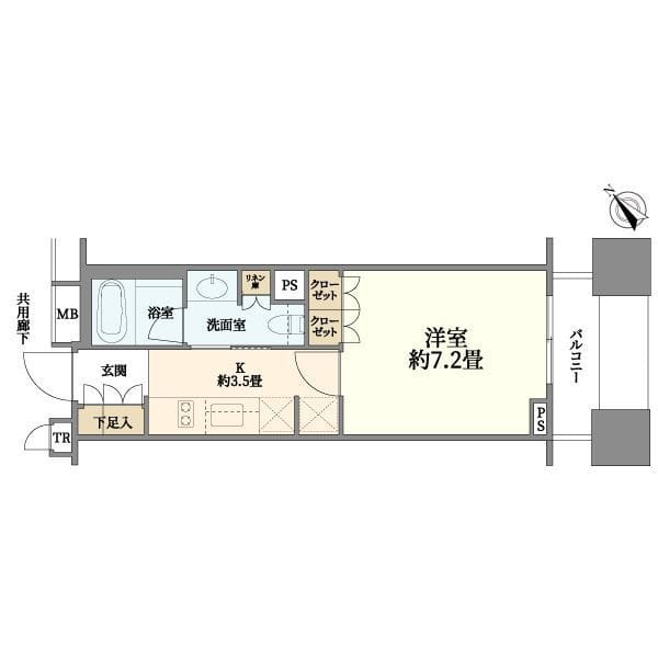 Brillia銀座id 1404 間取り図