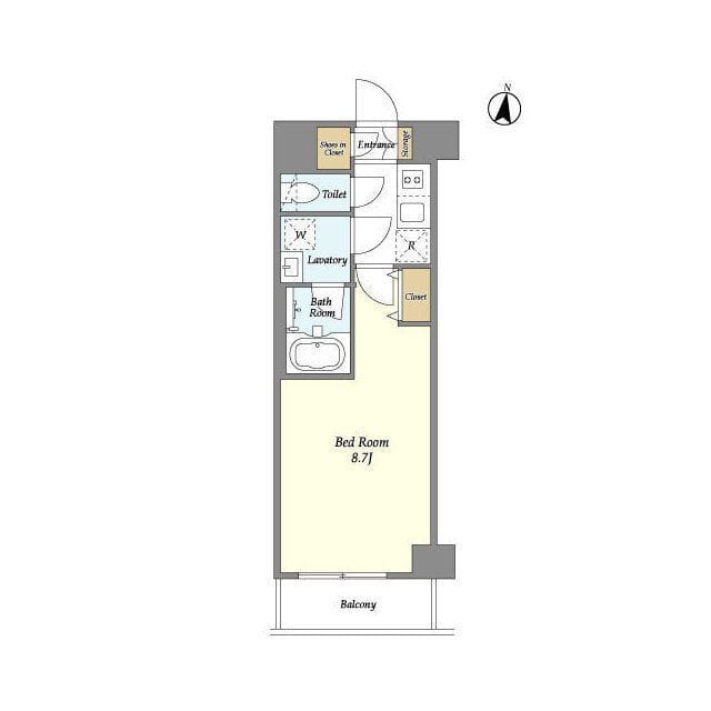 La Douceur赤羽 602 間取り図