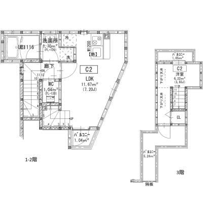 FAIR阿佐ヶ谷 204 間取り図