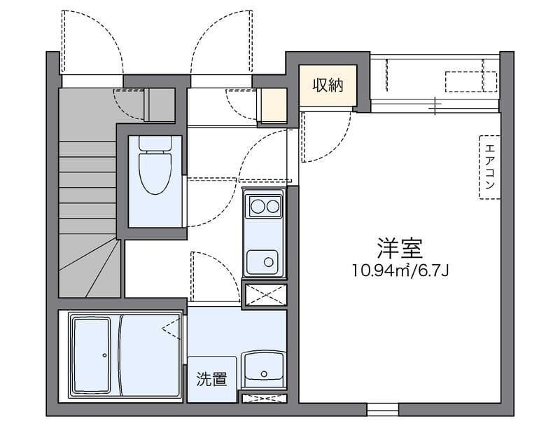 レオネクストワン 102 間取り図