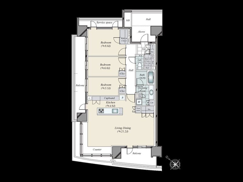 HARUMI FLAG PARK VILLAGE A棟の写真