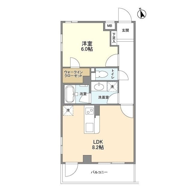 プラムガーデン関根 210 間取り図