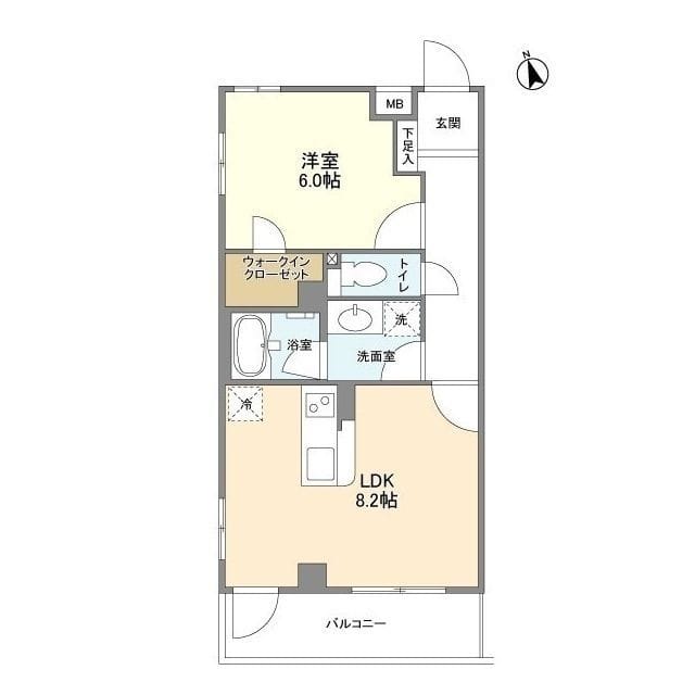 プラムガーデン関根 310 間取り図
