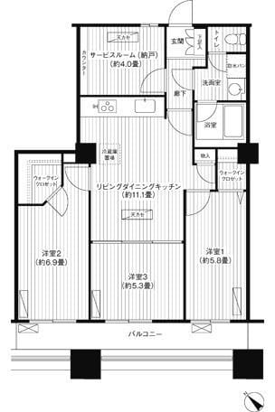 晴海アイランドトリトンスクエアビュータワー1号棟 2308