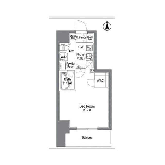 コンフォリア錦糸町DEUX 0901 間取り図