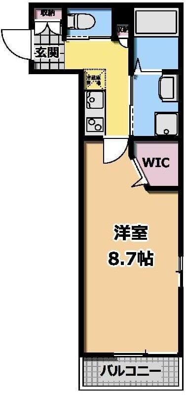 クロースエビス 206 間取り図