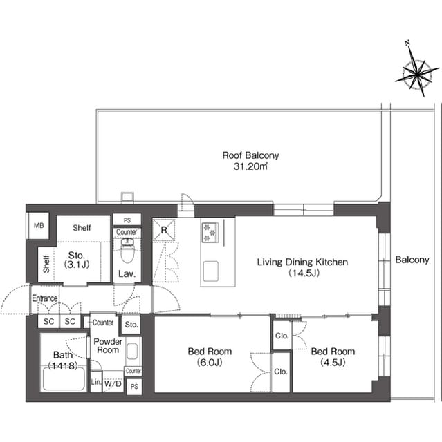 ルーウェ東大泉 415