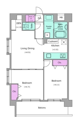 レジディア池袋 0208