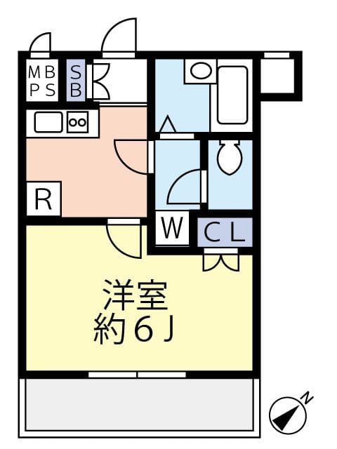 グランヴァン板橋本町エコ・ヴェルデ 0308 間取り図