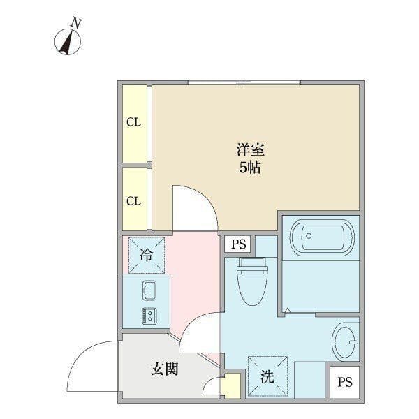 aLATO三軒茶屋 0501 間取り図