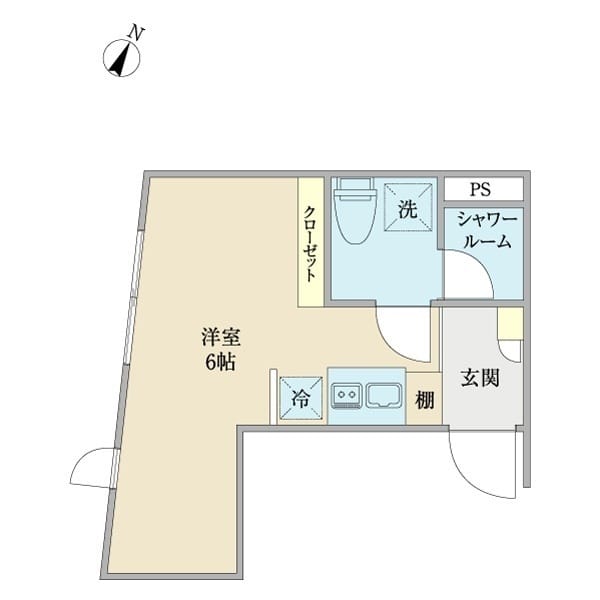 aLATO三軒茶屋 0502 間取り図