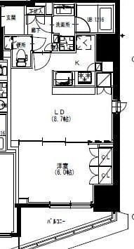 S-RESIDENCE曳舟 907 間取り図