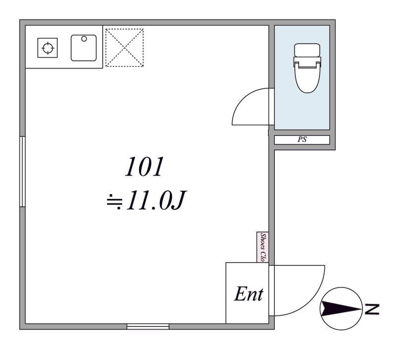 アイリス東大前 101
