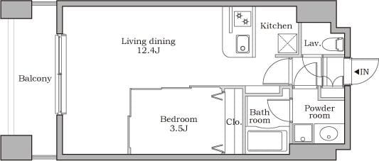 レジディア芝大門Ⅱ 0203