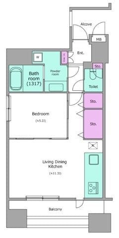 レジディア芝大門Ⅱ 0501