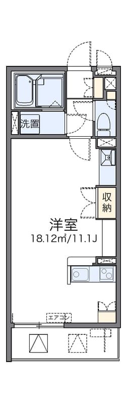 レオネクスト和 202 間取り図