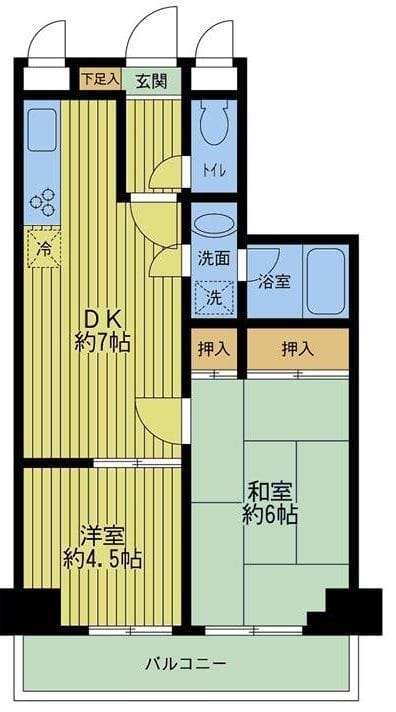 アビタシオンクレール 0208 間取り図