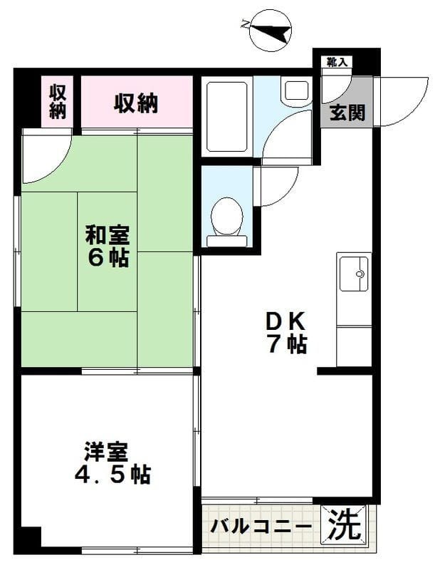 コーポラススドー 301 間取り図