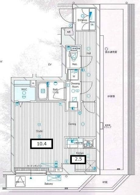GRAND VAN FRESTALA 東陽町 702 間取り図