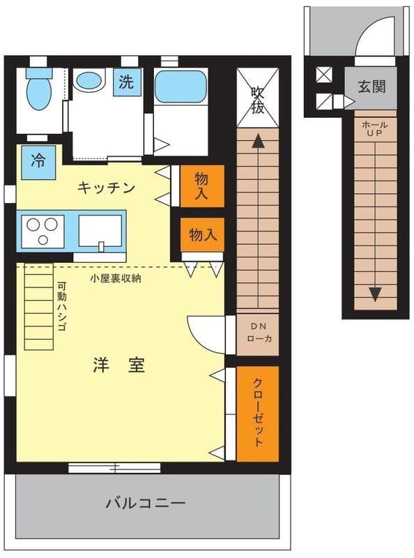 パーシモンヴィラi 201 間取り図
