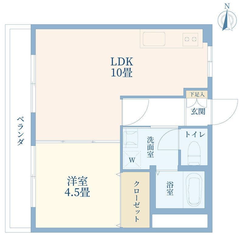 ニュー馬込ハウス 403 間取り図